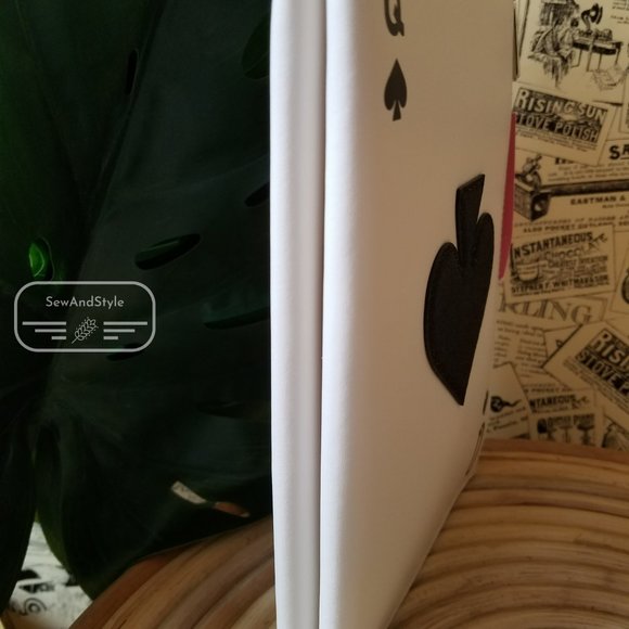 Kate Spade Card Crossbody Draw Deck Card Black - Picture 9 of 10